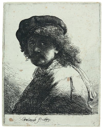 Self-Portrait by Rembrandt van Rijn